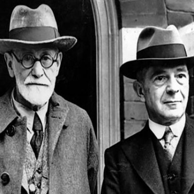 ارنست جونز و زیگموند فروید